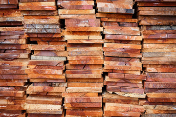 stack of wood logs for background