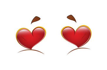Cartoon Heart Eyes