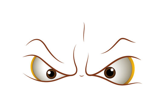 Angry Cartoon Eyes