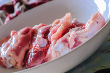 Fresh raw chicken