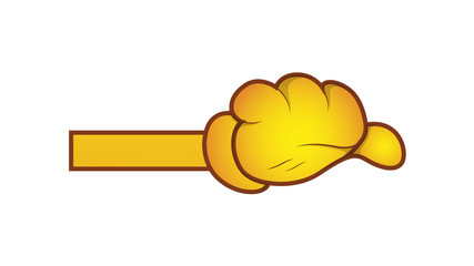 Cartoon Hand Gesture