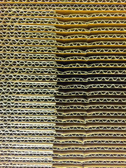 Cardboard stack textiure