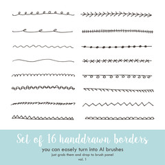 Fototapeta premium Decorative borders