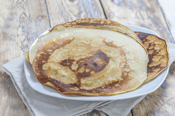 Plate with Pancakes