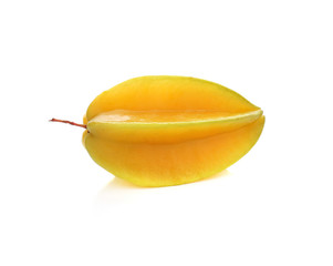 star apple fruit isolated on white background.