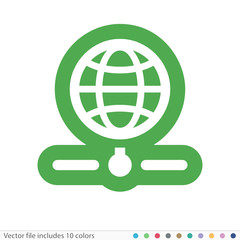 Sticker Icon - Vector file includes all colors