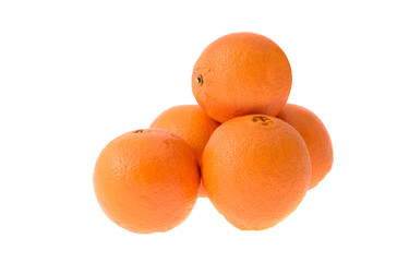 Oranges Isolated on White Background