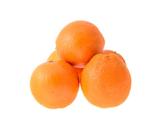 Oranges Isolated on White Background