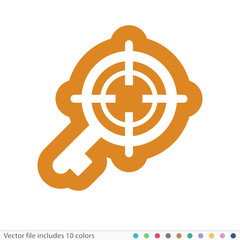 Sticker Icon - Vector file includes all colors