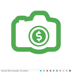 Sticker Icon - Vector file includes all colors