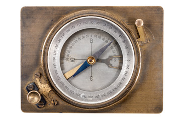 Vintage compass geologist