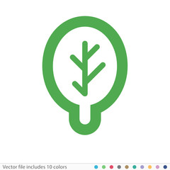 Sticker Icon - Vector file includes all colors