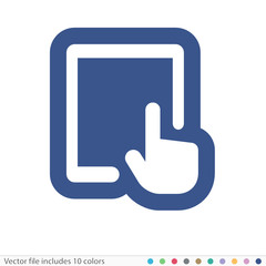 Sticker Icon - Vector file includes all colors