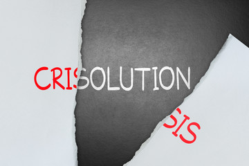Find solution for crisis