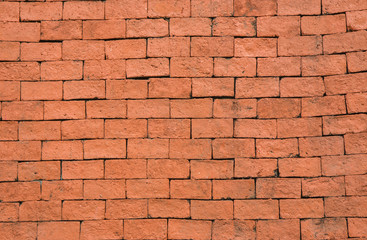 Red brick wall texture background