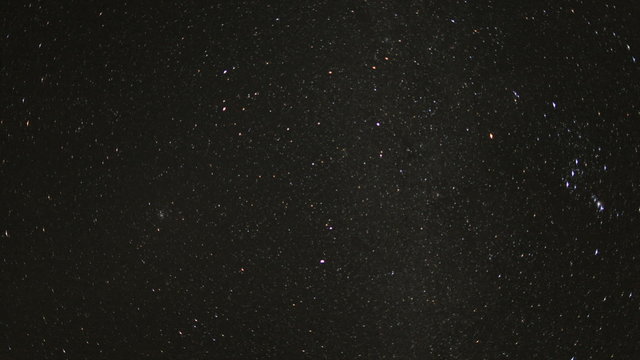 Time Lapse of stars moving across the night sky - Clip 1