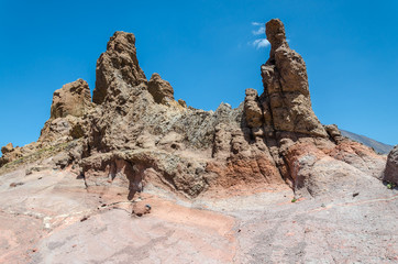 Lava formation in the Teide National Park, Tenerife.