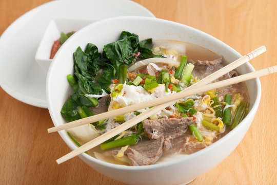 Pho Style Soup with Beef