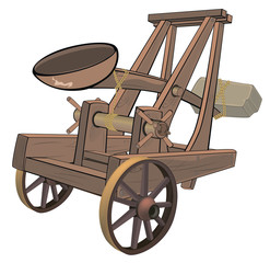 A video game object:catapult