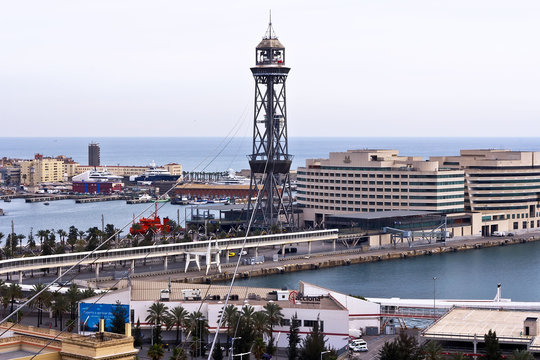 Port Vell is a main attraction in Barcelona.