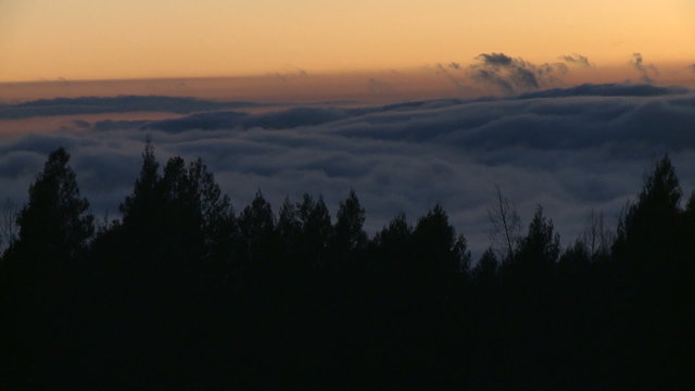 Time Lapse Maui Mountains Kula Hawaii