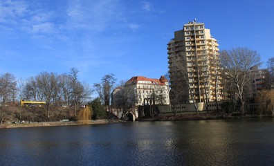 Fototapeta premium Partie am Lietzensee in Berlin-Charlottenburg