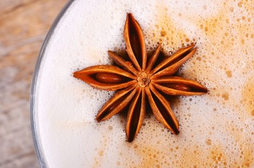 Traditional indian masala chai tea