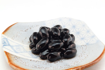 Black beans in Osechi ryori Japan