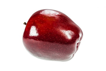 jabłko na białym tle © weglowskirobert