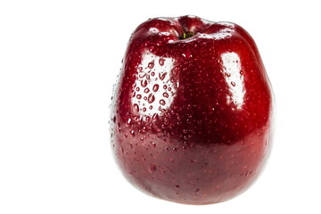 jabłko na białym tle © weglowskirobert