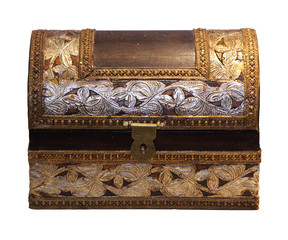 Retro chest isolated