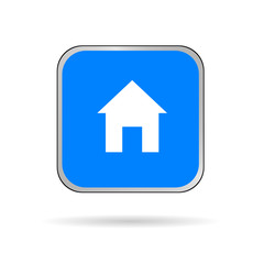 house color sticker vector