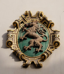 Coat of arms on the Landhaus historic center of Graz, Austria