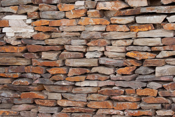 tiling sand stone wall
