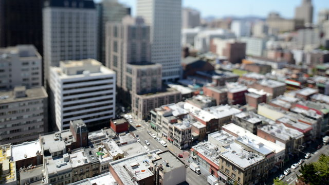 Time Lapse of Traffic In Downtown San Francisco 