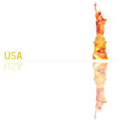 symbol of the United States, vector illustration