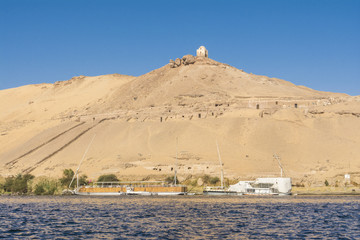 Tombs of the Nobles in Aswan, Egypt