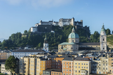 Fototapeta premium The Salzburg Cathedral (Salzburger Dom) in Salzburg, Austria