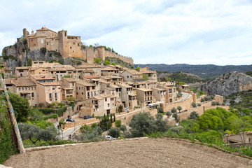 Alquezar village, Sierra de Guara, Huesca, Aragon, Spain