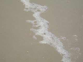 Foam on Beach