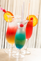 cocktails in the bar