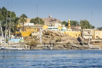 Photo sur Plexiglas Egypte Nubian Village, Elephantine Island, Egypt