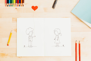 Cute love doodles