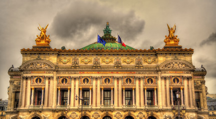Fototapeta na wymiar Palais Garnier, a famous opera house in Paris, France