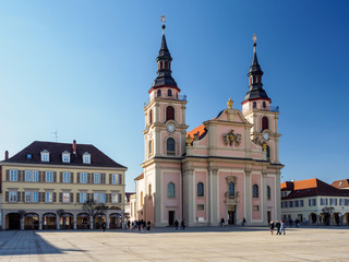 Fototapeta na wymiar Evangelische Stadtkirche Ludwigsburg