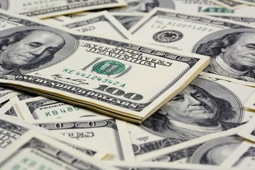 Dollar bank note money background