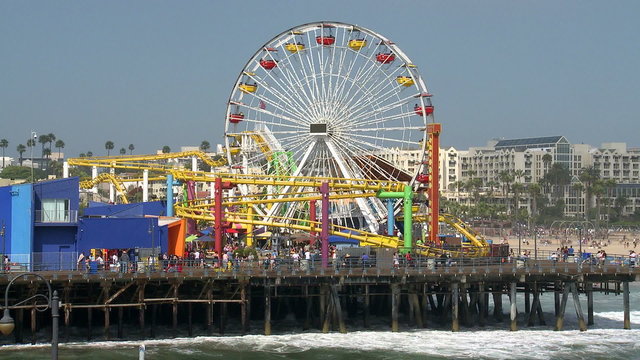 Santa Monica Pier - Time Lapse