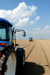 agriculture, earth, field, rain, season, spring, work