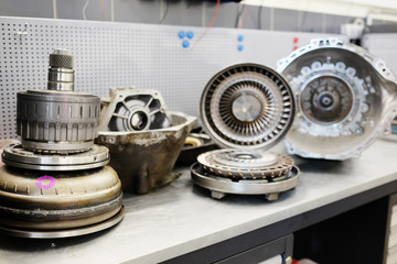 The image of gearbox parts