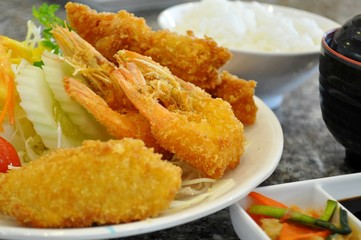 Japanese style fried food